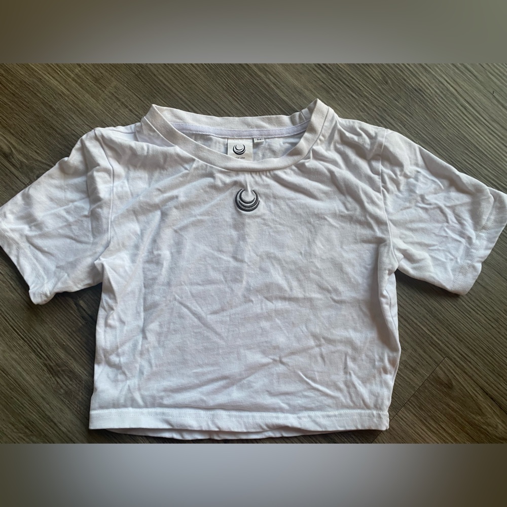 Cropped Short Sleeve Lazuli Top